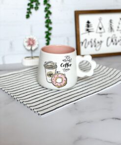 ماگ Coffee دسته گل کد 1