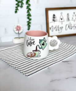 ماگ Coffee دسته گل کد 2